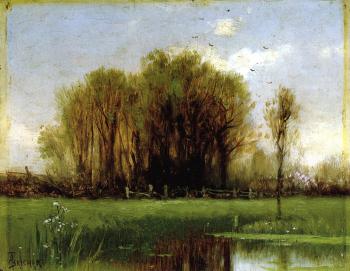 Alfred Thompson Bricher : Landscape with Water